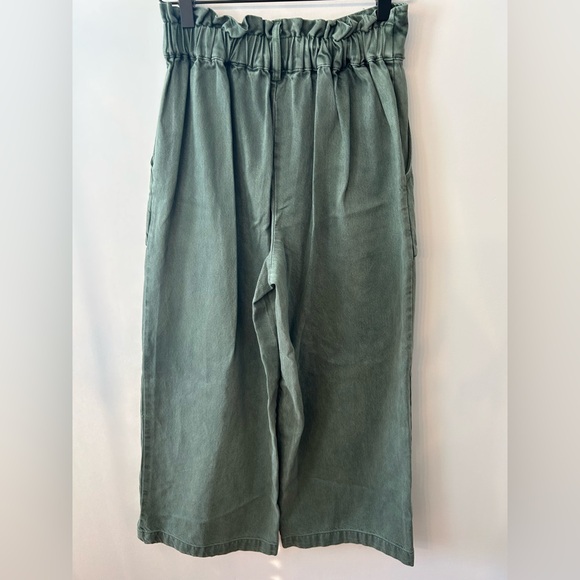 Young Fabulous & Broke (YFB) Women’s Green Saidie Wide Leg Pants, Size XS - Picture 8 of 11